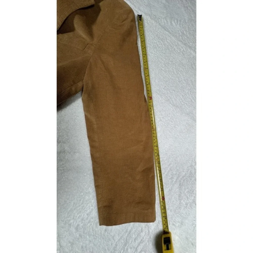 Alan Flusser Mens Sport Blazer 42L Chore Coat Corduroy Copper‎ Cotton Jacket